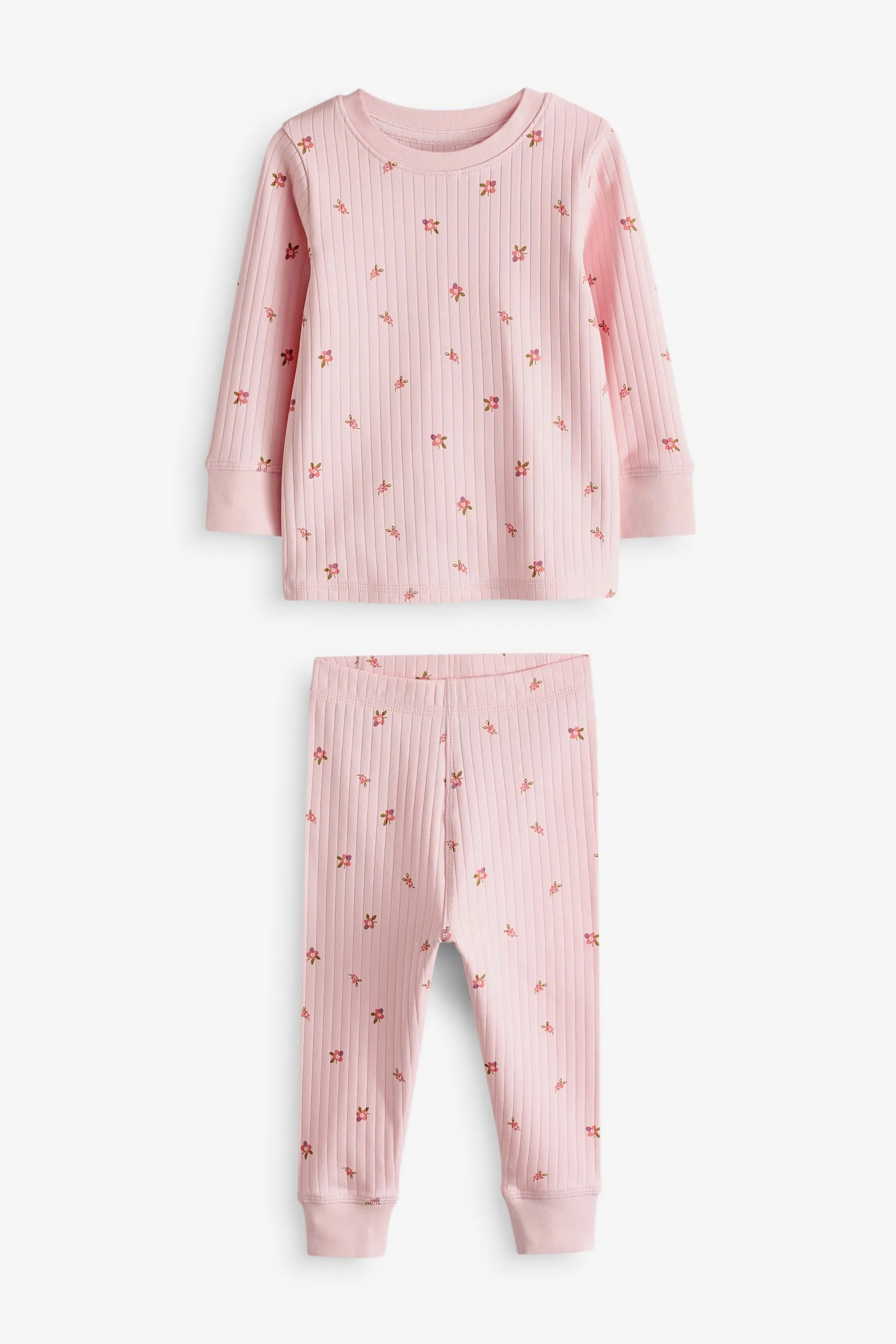 100% Cotton Floral Pyjamas 3 Pack (9mths-12yrs)    