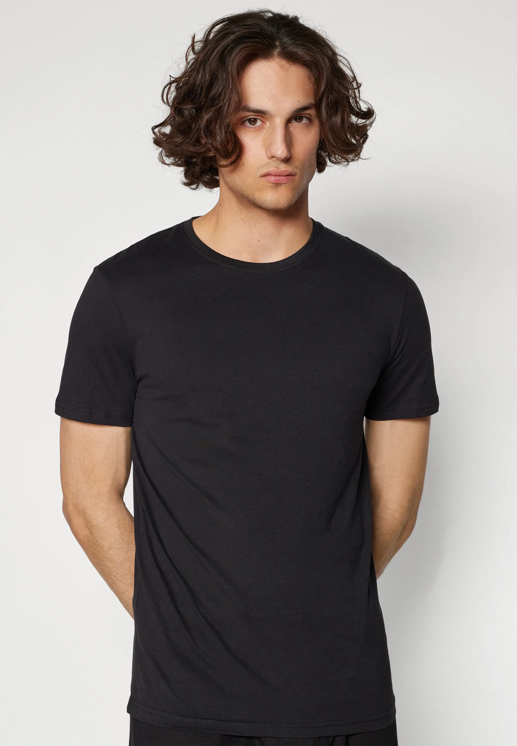 3 PACK - T-shirt basic -  black/ white