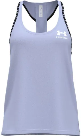 CANOTTA DA DONNA UNDER ARMOUR KNOCKOUT CELESTE 1351596 539