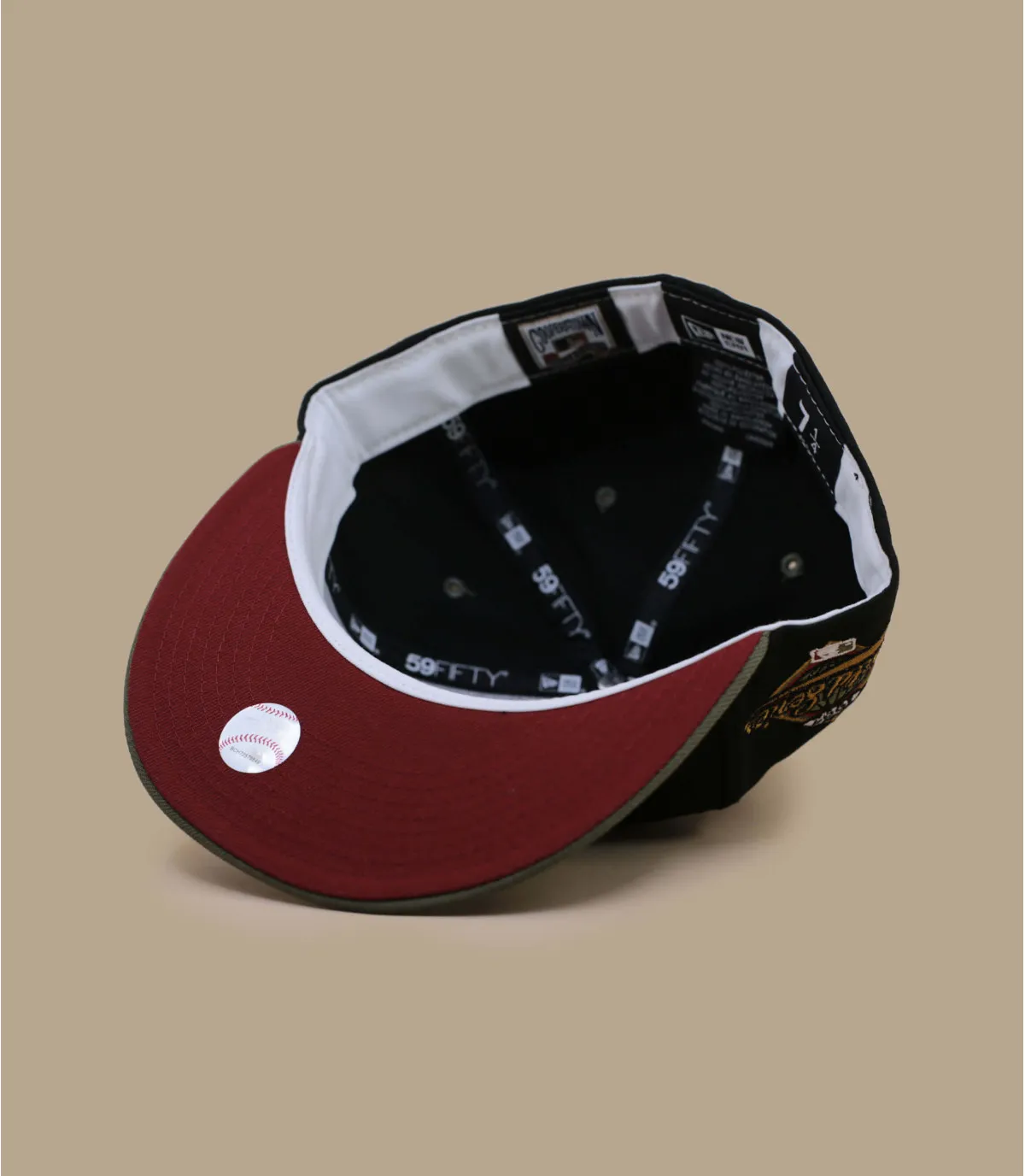 Cappellino fitted Toronto Blue Jays neroSide Patch 59Fifty Toronto Blue Jays black new olive     