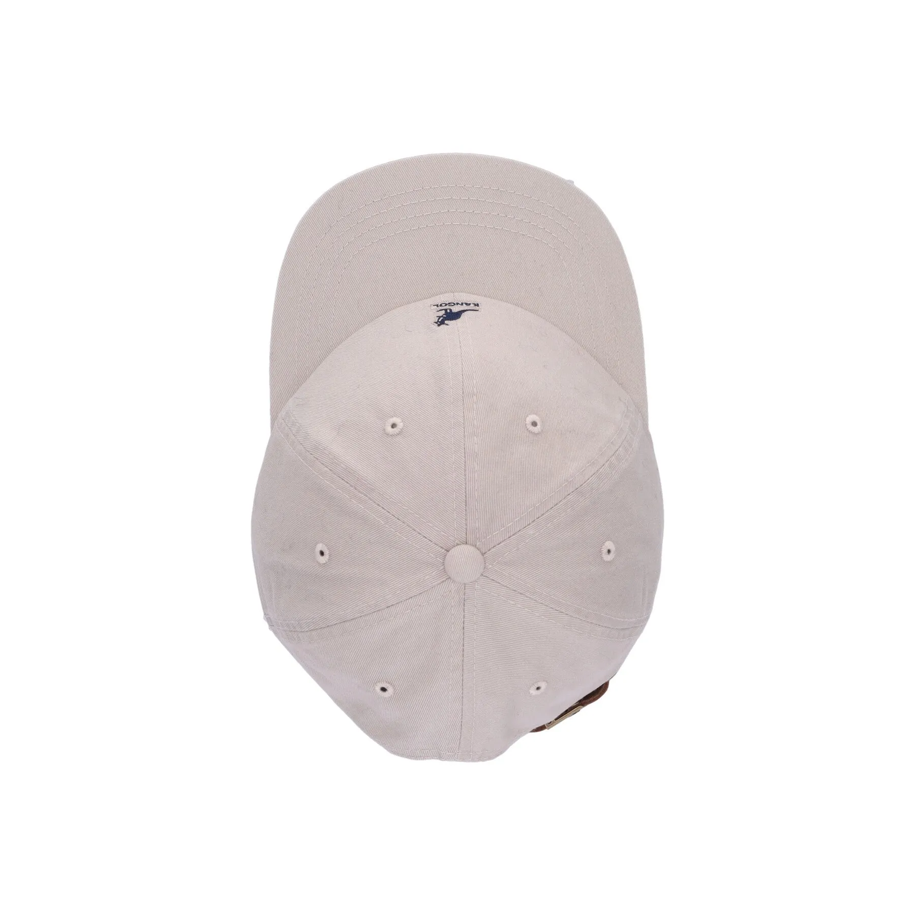 Cappellino Visiera Curva Uomo Washed Baseball Khaki