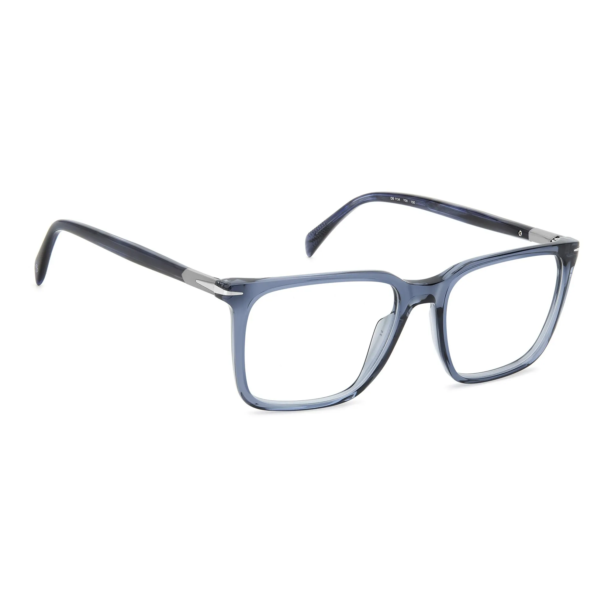   David Beckham DB 1134 - Y00 Strisce Blu Blu | Occhiale Da Vista Uomo 