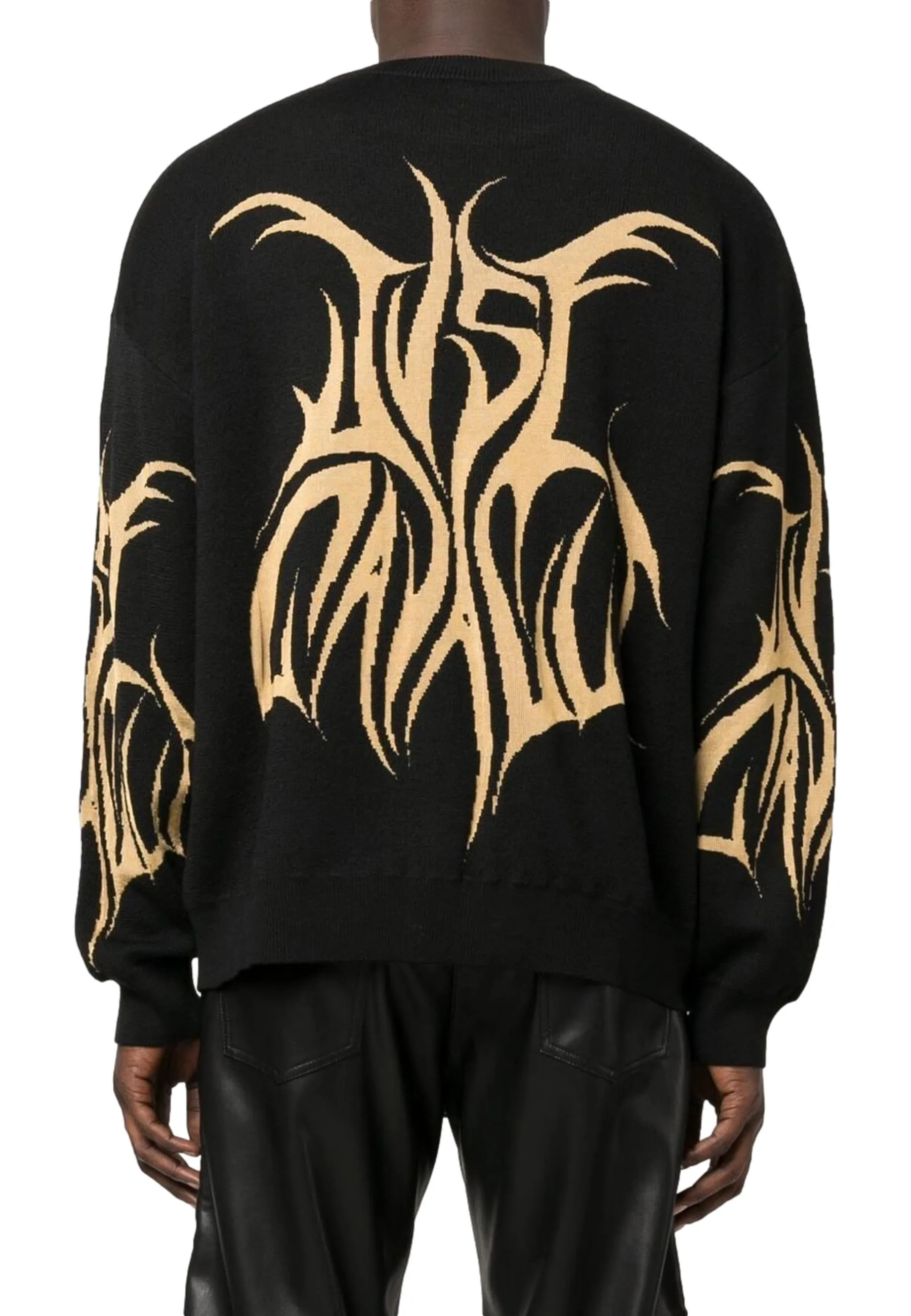Maglione girocollo con stampa