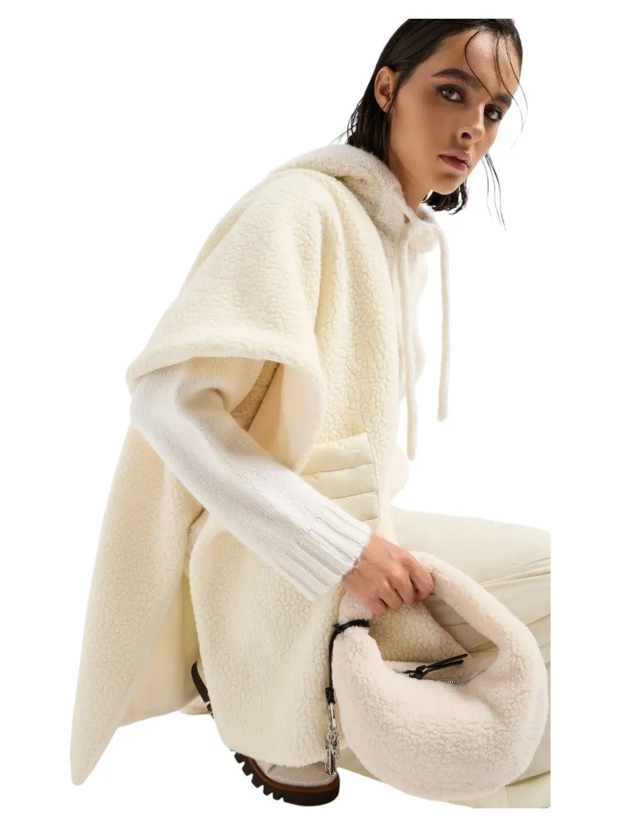 Mantella in misto lana effetto shearling Capsule Chalet
