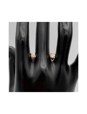 Orecchini Solitari in oro rosa con Diamanti ct.0,40