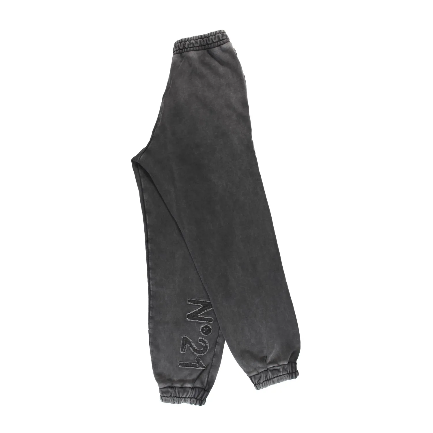 Pantalone Felpa N21 Nero Slavato Bambina Teenager
