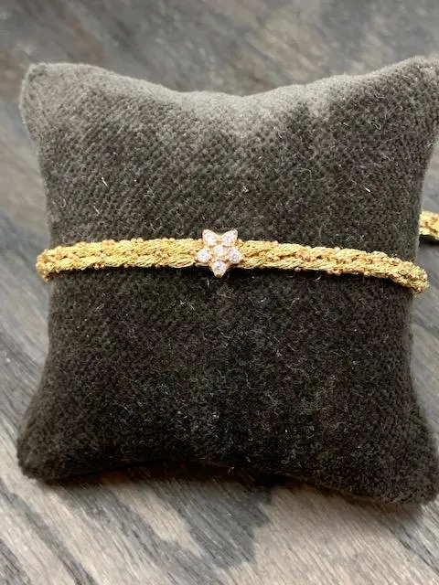 Pf milanojewels bracciale regolabile très chic oro, placcato oro rosa