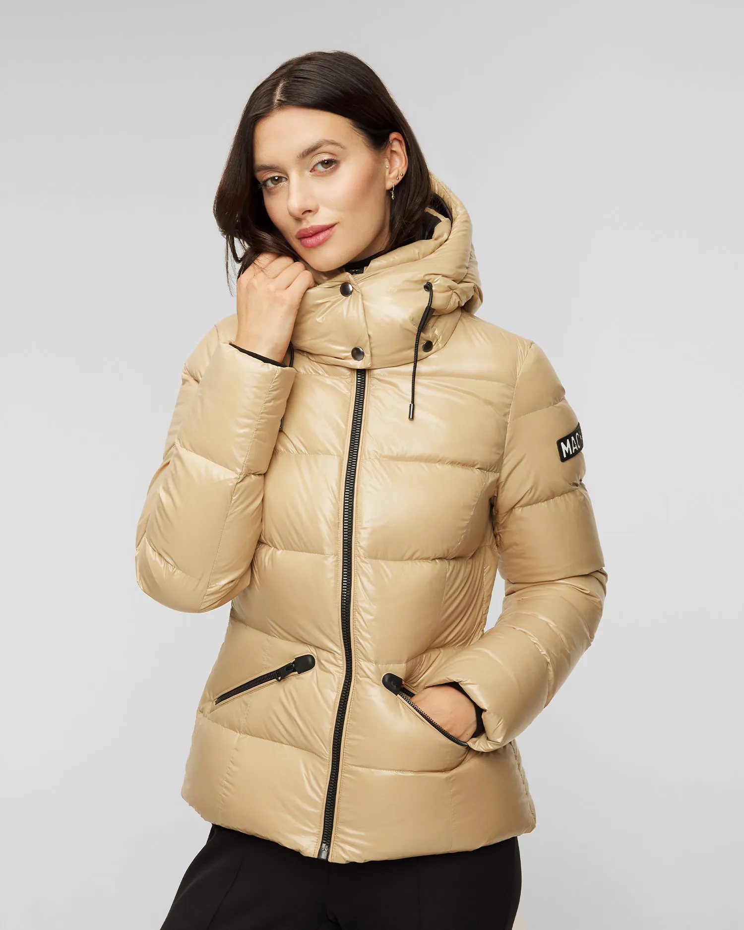 Piumino beige da donna Mackage Madalyn-v p000699-274