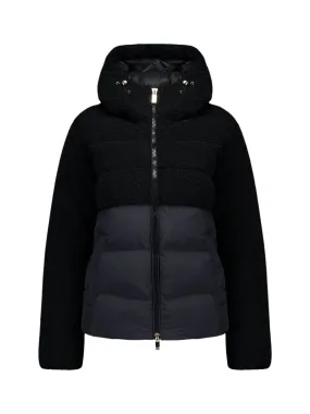 Piumino Ciesse Bonilla ibrido in teddy nero