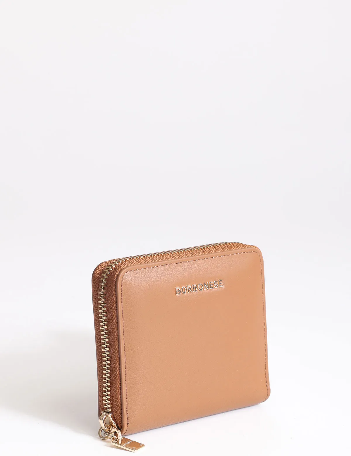 Portafoglio piccolo Borbonese Lettering con zip