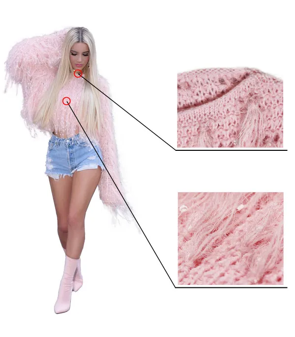 Pull square fringe