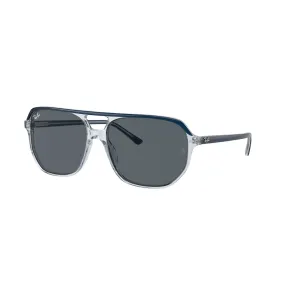   Ray-Ban RB 2205 Bill One 1397R5 Blu Su Blu Trasparente | Occhiale Da Sole Unisex 