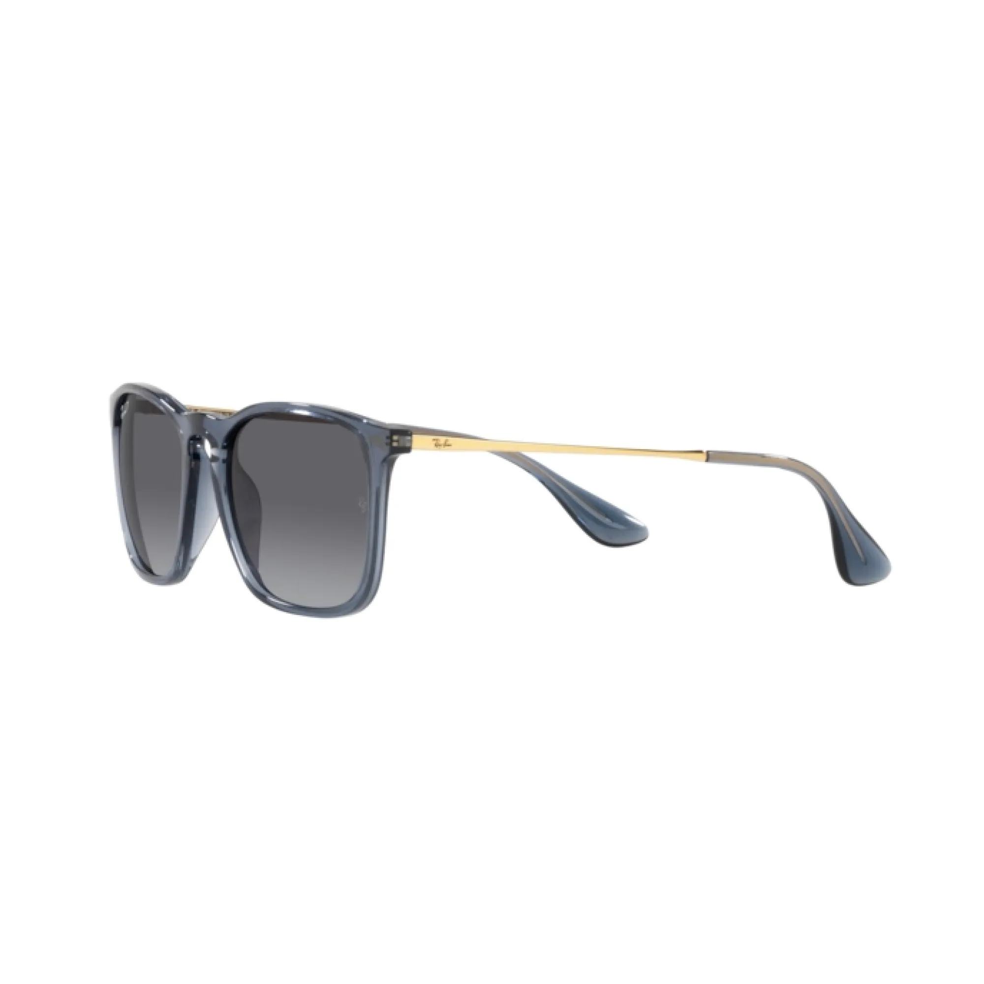   Ray-Ban RB 4187 Chris 6592T3 Blu Trasparente | Occhiale Da Sole Uomo 