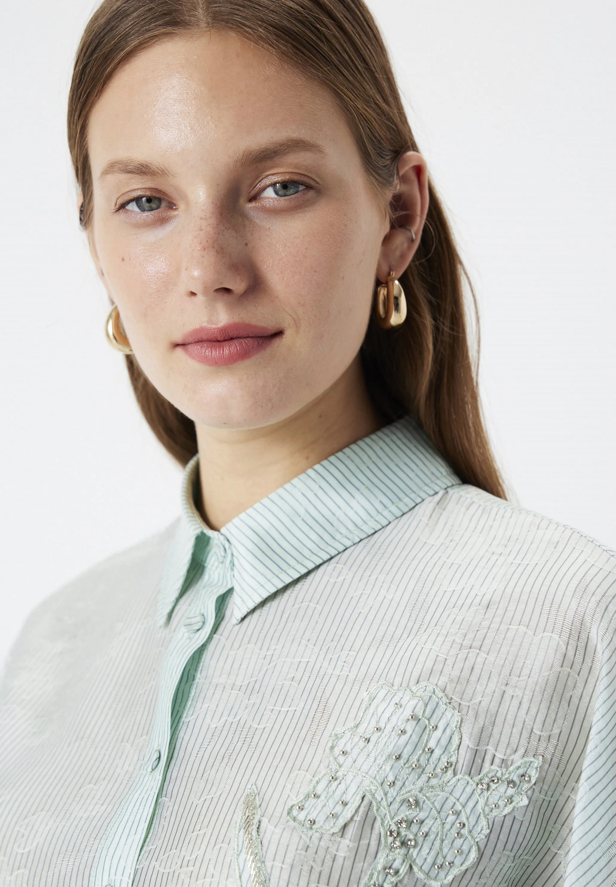 REGULAR FIT EMBROIDERED  - Camicia