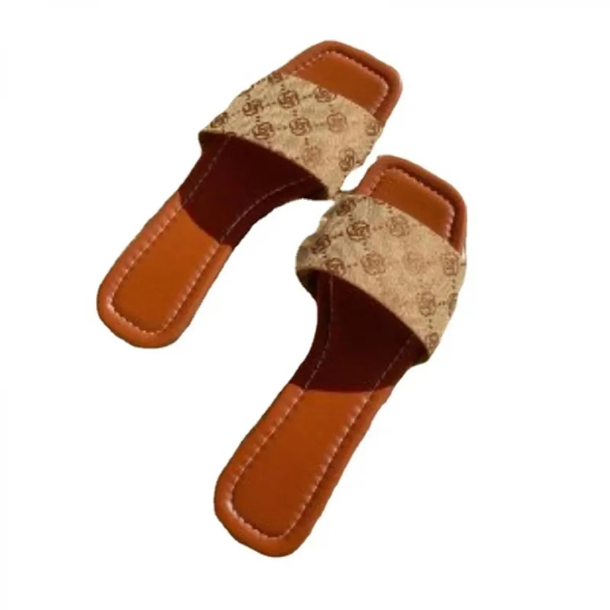 Sandali con zeppa con suola da donna di nuova moda Sandali con punta aperta con suola spessa Sandali da esterno con cinturino al