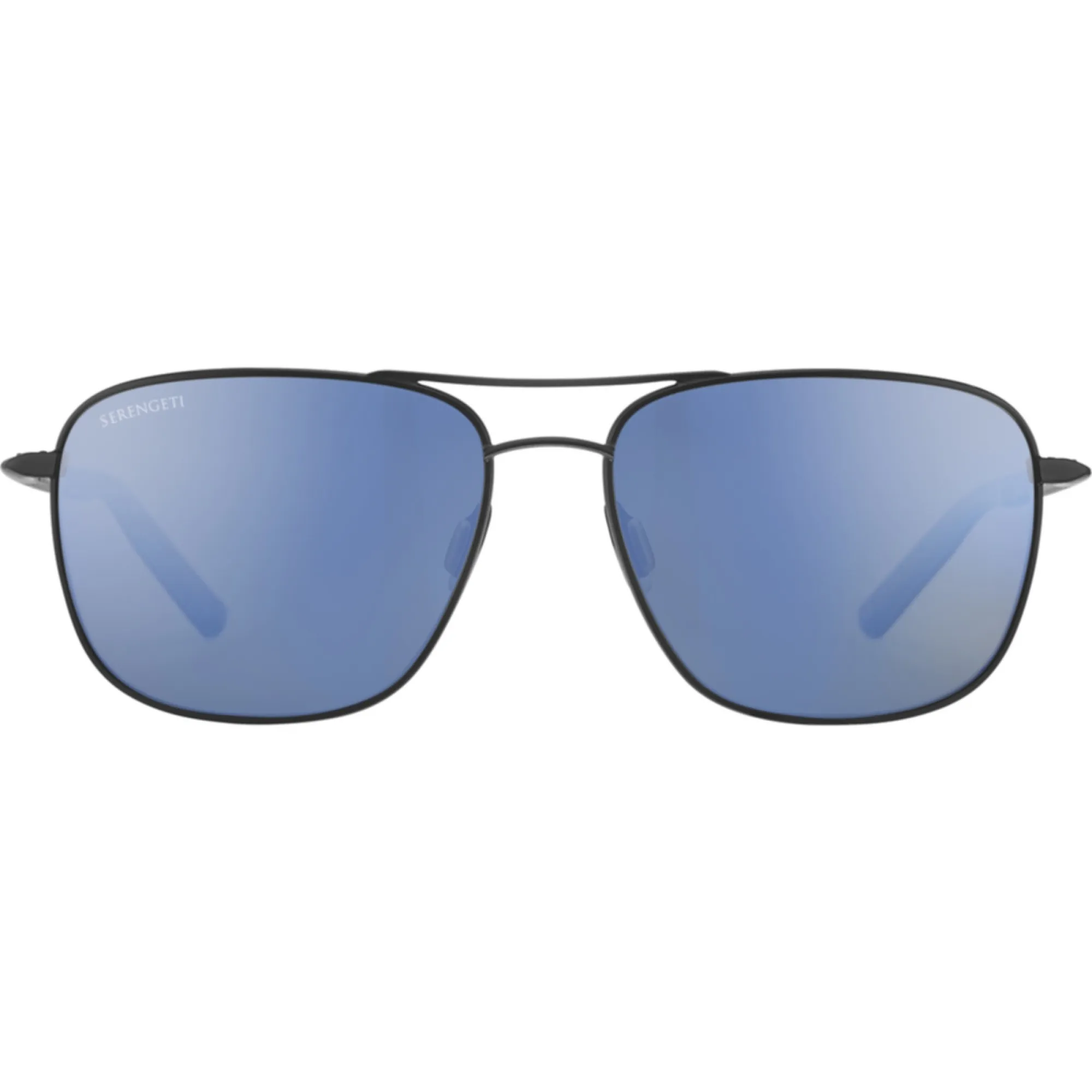   Serengeti SPELLO - 8797 Nero Opaco / Nero / Blu | Occhiale Da Sole Unisex 