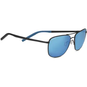   Serengeti SPELLO - 8797 Nero Opaco / Nero / Blu | Occhiale Da Sole Unisex 
