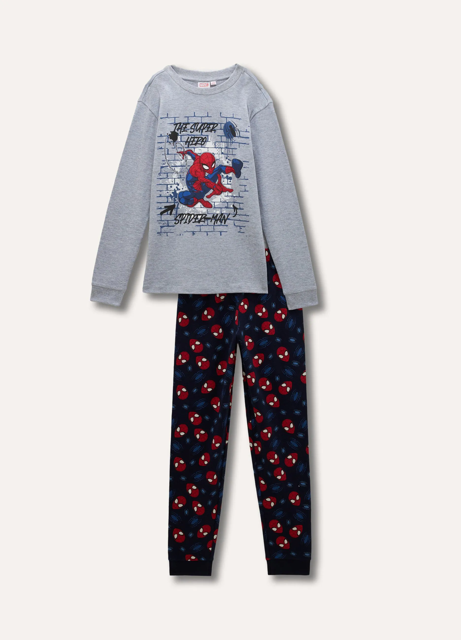 Set pigiama Spiderman in cotone bambino