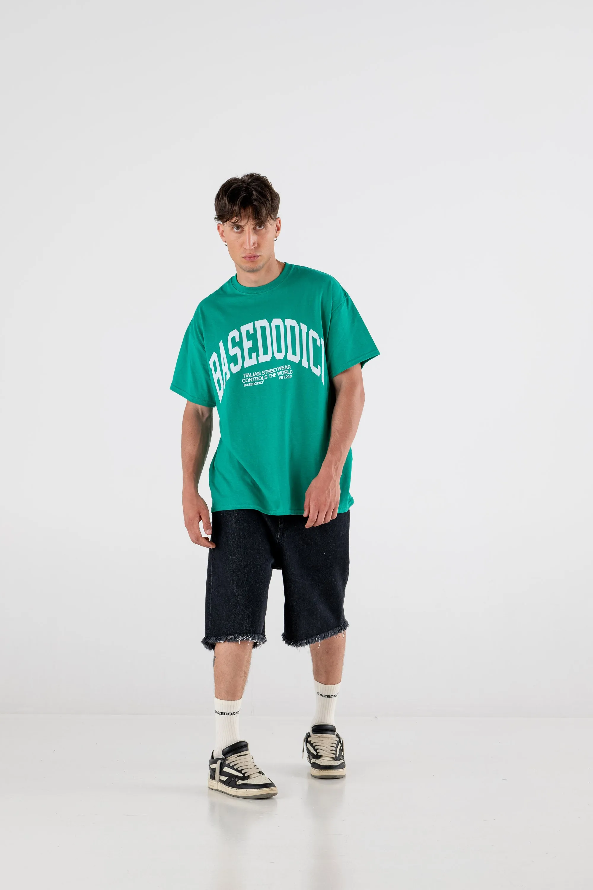 T-Shirt “RESORT” ArcLogo Water Green