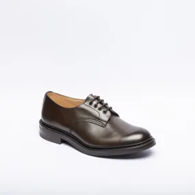 Tricker's Stringata derby Tricker's Daniel in pelle marrone