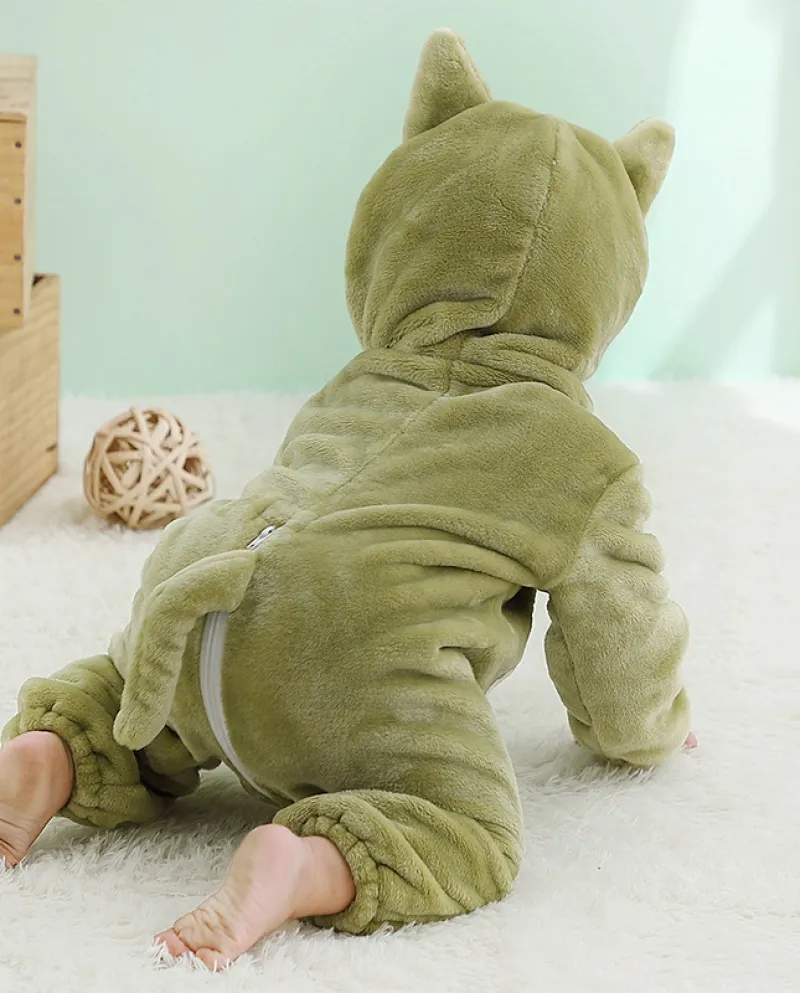 Vestiti per animali in flanella per bambini Tuta per pagliaccetti per bambini